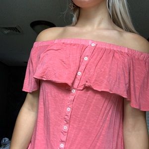 Off the shoulder american eagle shirt